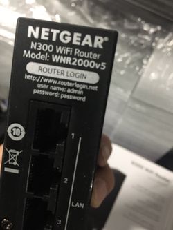 Netgear N 300 WiFi router