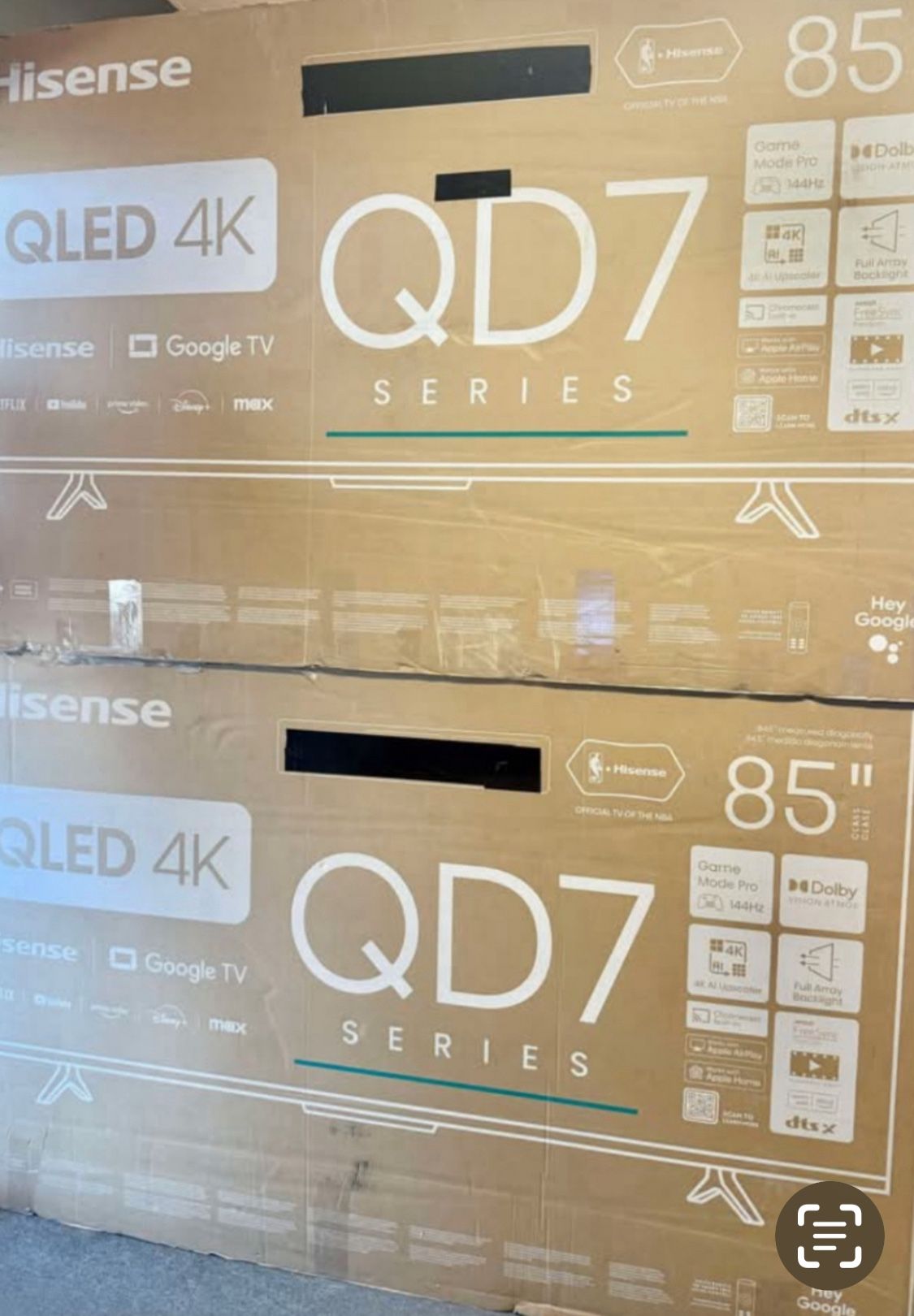 85 Tv $55 Down On Finacing Free Delivery 6 Month warranty 85 Hisense Tv Smart 4k Hdtv.