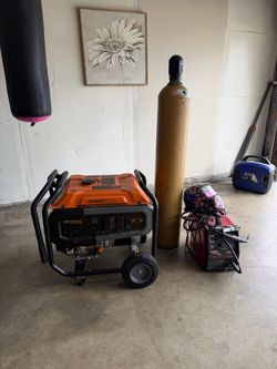 Generator, compressed-gas, welding set