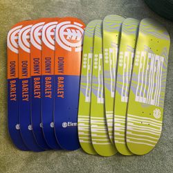Brand New Element Skateboard Decks 8.125