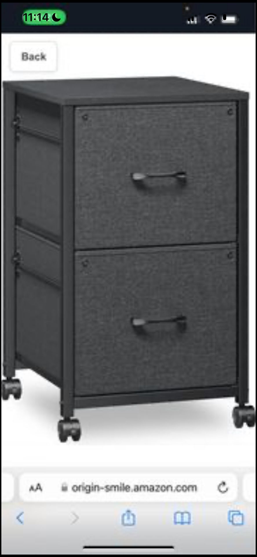 File Cabinet w/ cube storage box