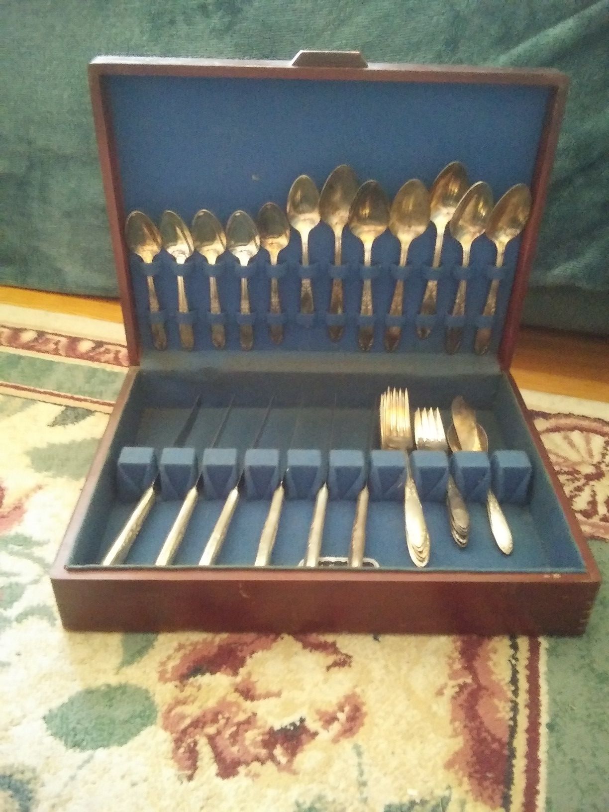 King Edward antique silver ware