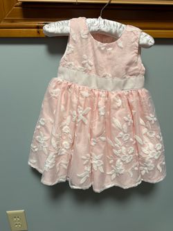 Girls floral pink dress 24 mo