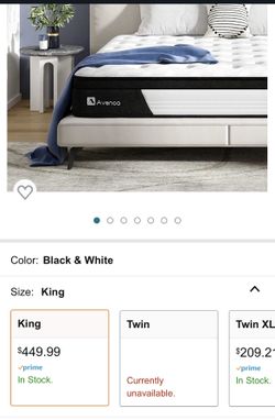 Averno King size Mattress