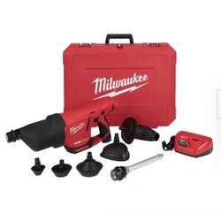 The Milwaukee M12 Drain Cleaning Air Gun Kit (2572B-21)