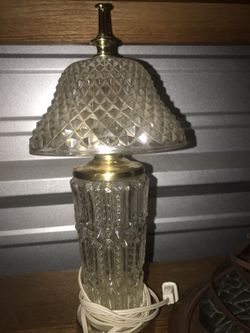 Vintage Crystal lamp