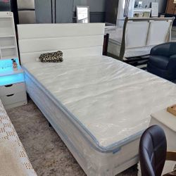 ALL WHITE BED 🤍😍🤍