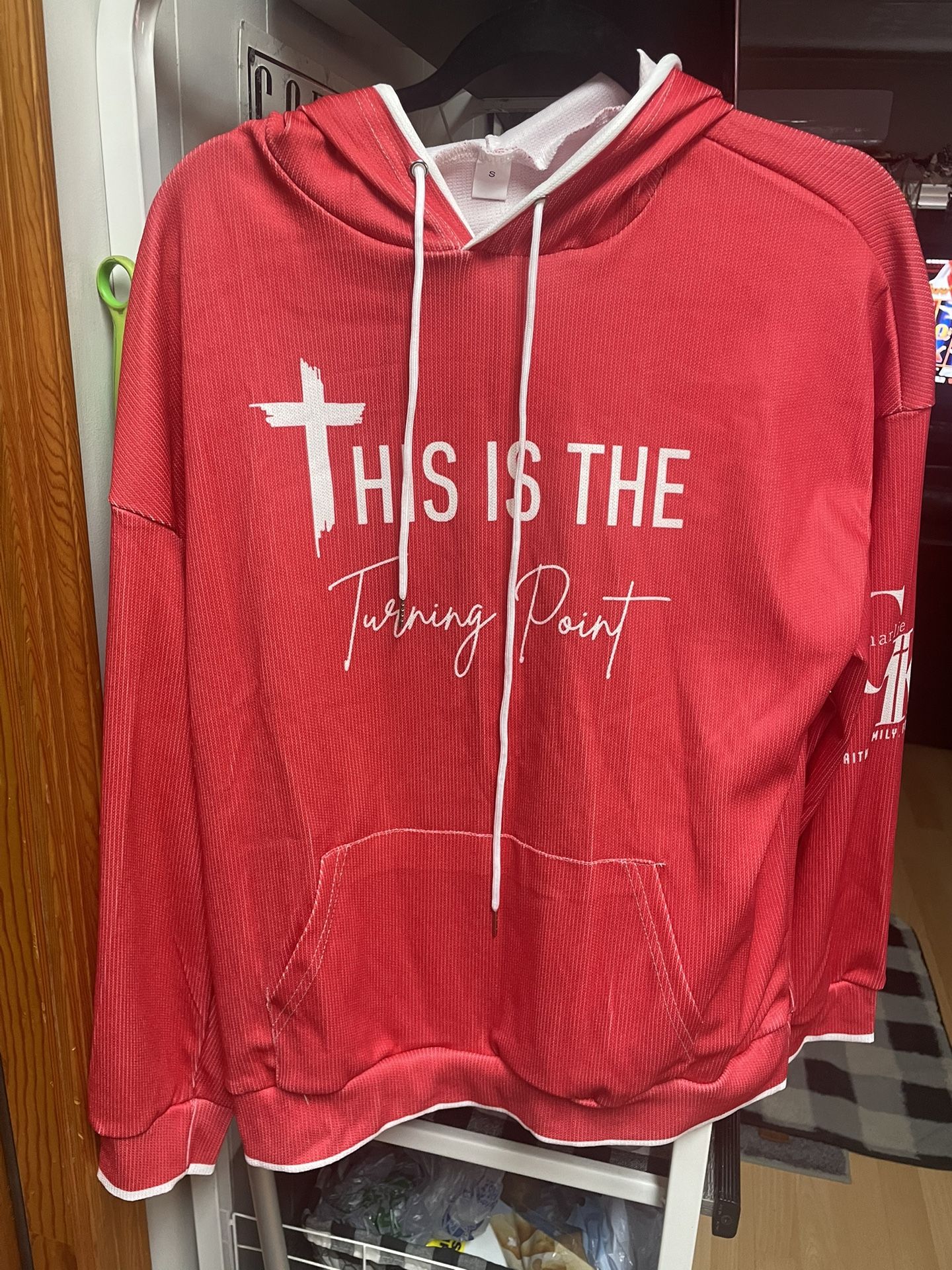 Charlie Kirk - This is the Turning Point Hoodie-New! Men’s small (looks like a large) $10 - 67th ave/Bell
