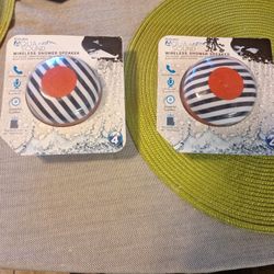 NEW ADURO AQUA SOUND WIRELESS SHOWER SPEAKER. $20. EACH OR $30. FOR BOTH  PRICE FIRM 