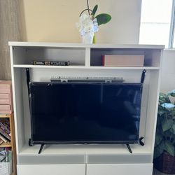 IKEA tv Stand Console With tv Hanging Straps 
