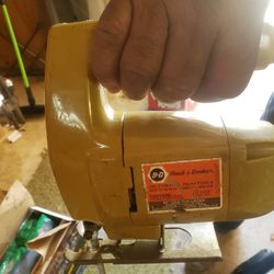 Vintage Black & Decker No.7404 TYPE 6 Corded JIG  Saw
