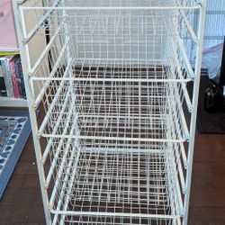 Elfa by Container Store, White Storage Tower with Drawers - $60 (Brooklyn)
