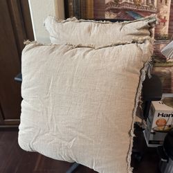 Threshold Studio McGee Large 20x20 Soft Beige Throw Pillows