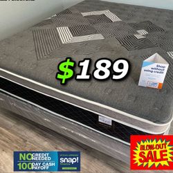 Queen Oasis Thermal Comfort Europillowtop Matres!!!!