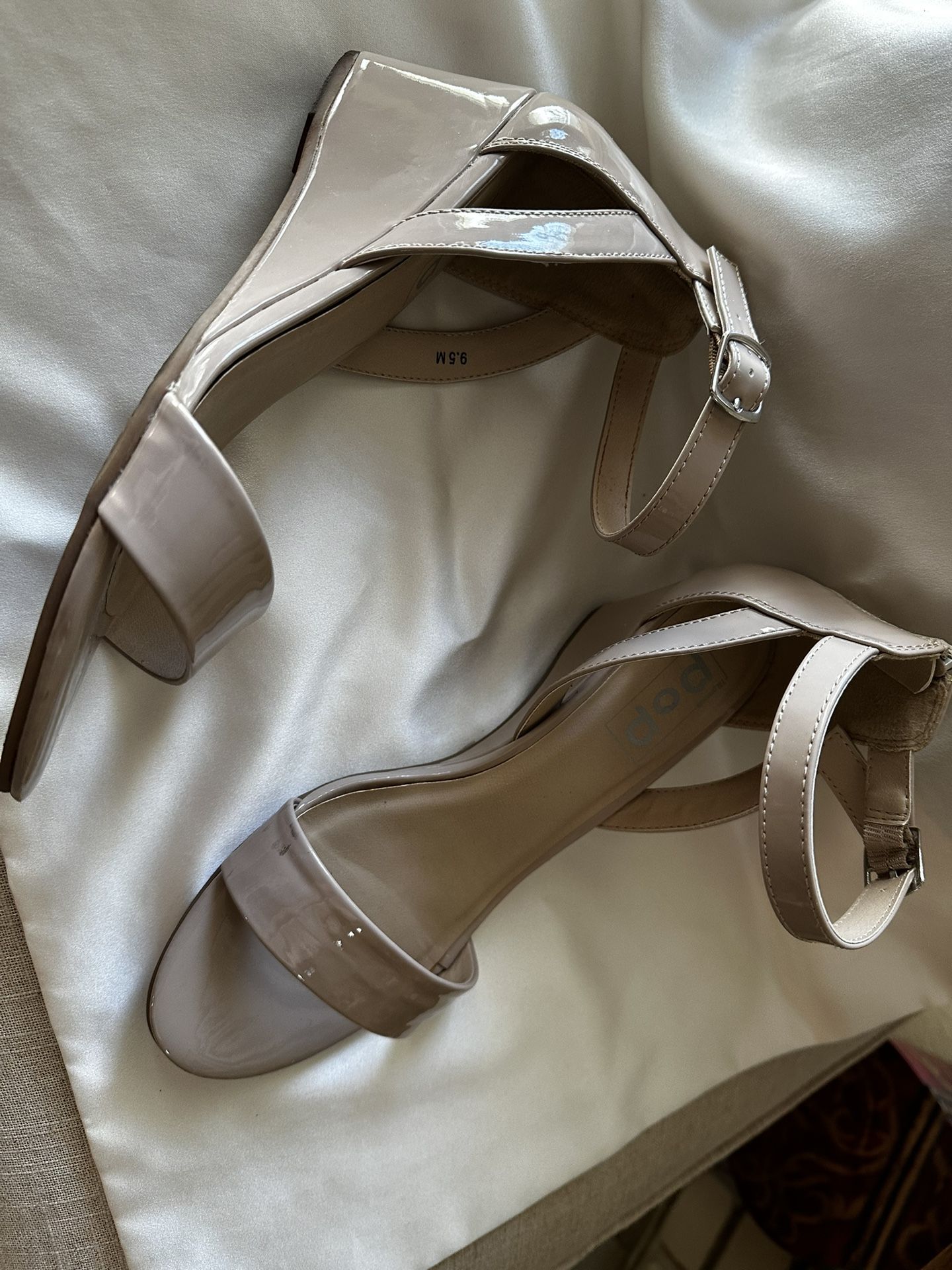 Ankle Strap Wedge - Taupe