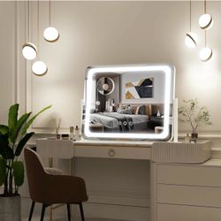LED makeup mirror- espejo led para escritorio