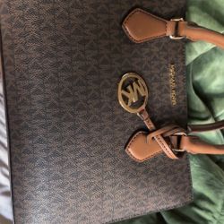 Michael Kors Sheila Medium Logo Satchel   