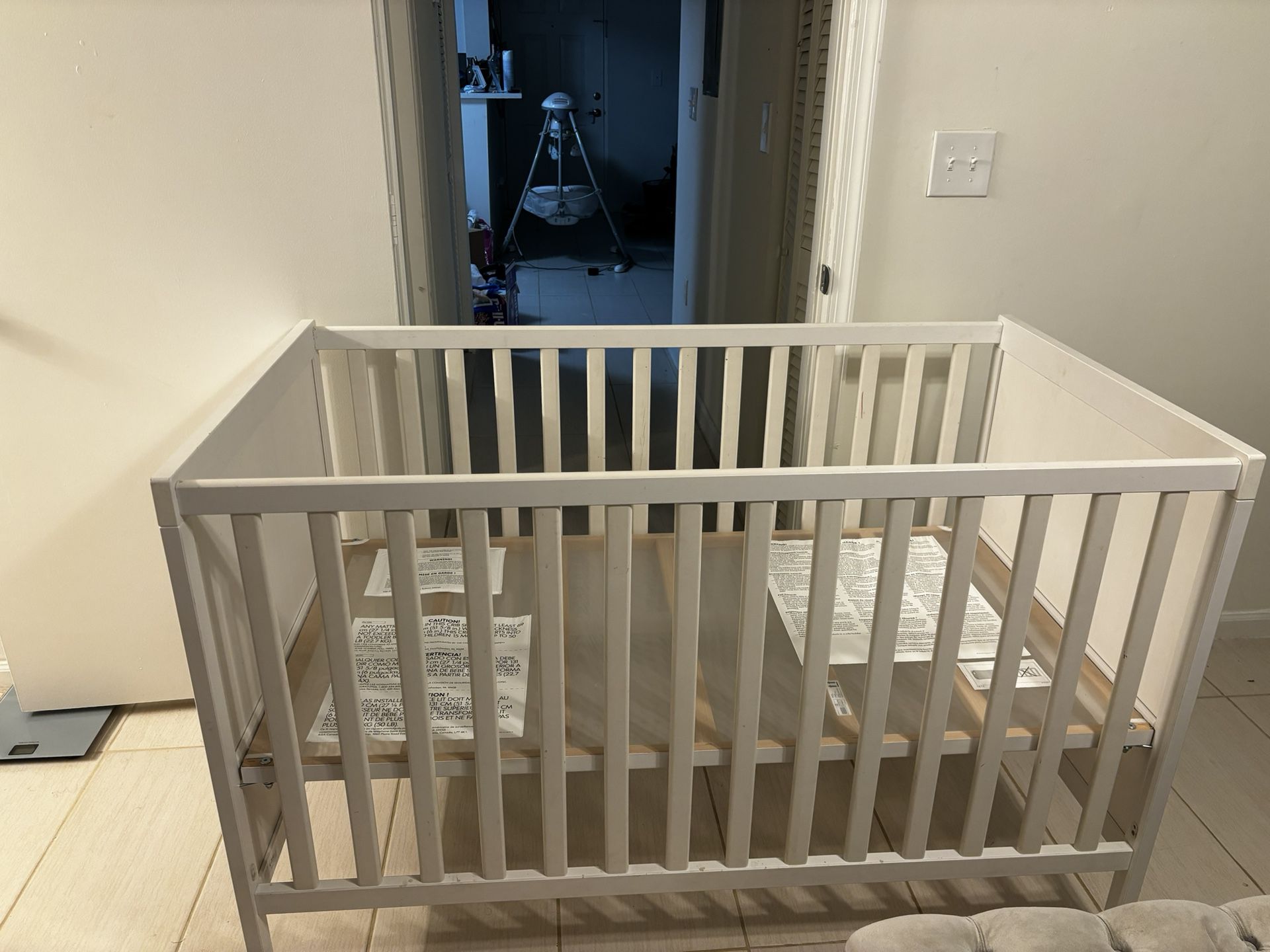 Baby crib With Free Swing Included 