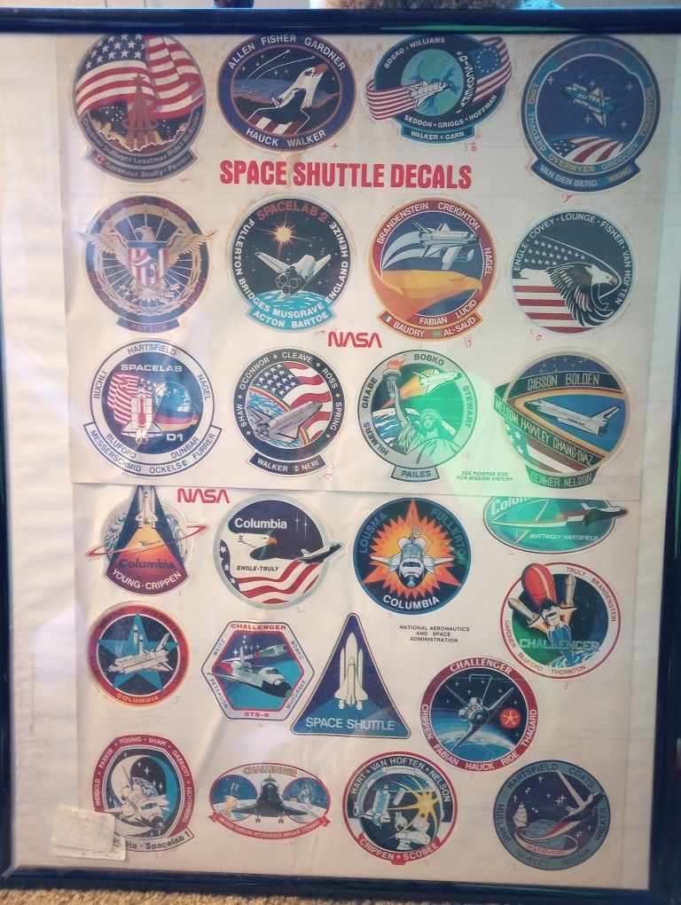 Space Shuttle Decals