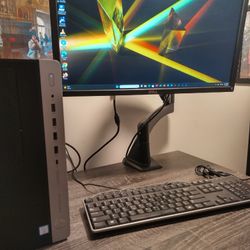 HP Desk Pro - 2025 Windows 11 Pro - 3.2Ggz, 16GB RAM, Dual Drive SSD, WiFi Bluetooth USB, Intel HD Graphics - $160