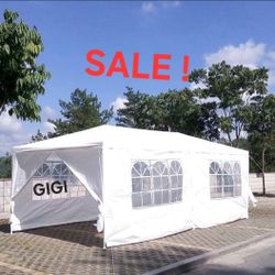 10' X 20' Canopy Tent with 6 Side Walls for Party Wedding Camping and BBQ