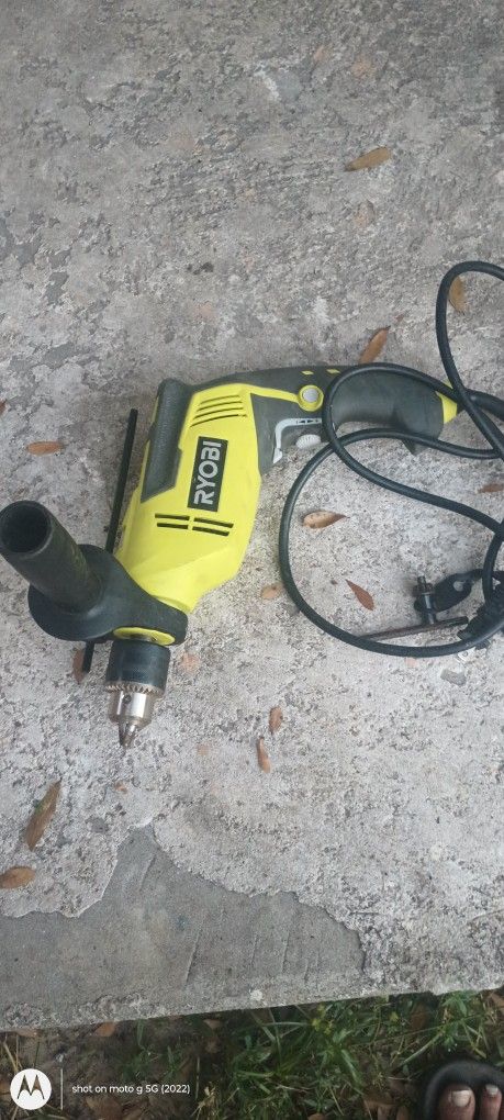 Ryobi Corded Drill With Handle