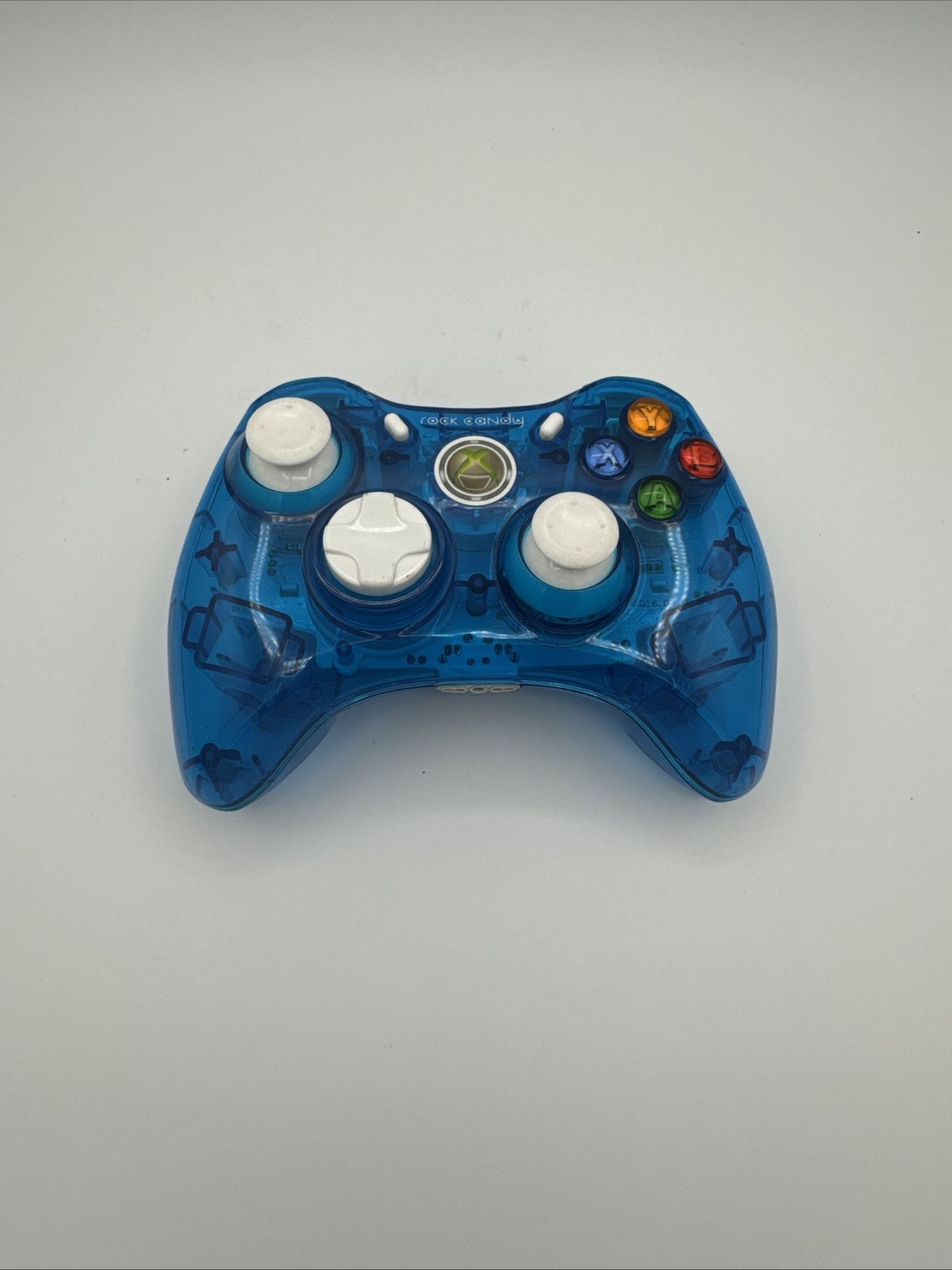 Rock Candy PL-3760 Controller for Xbox 360 Blue WIRED breakaway Blueberry Boom