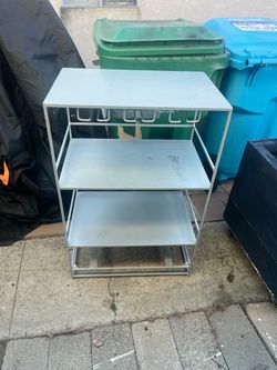 Free CB2 metal wine bar shelf very heavy