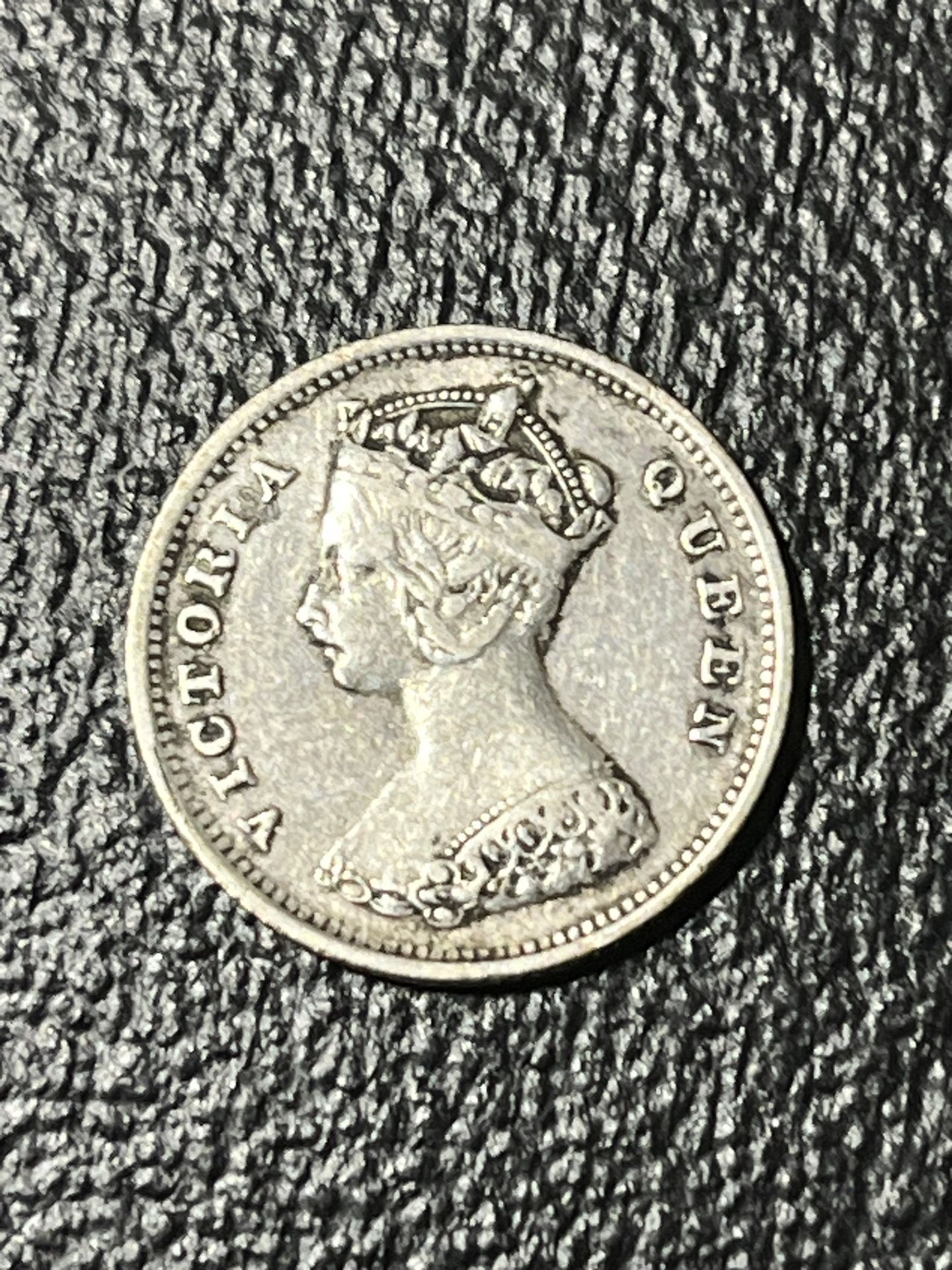1899 Hong Kong 10 Cents Silver Coin ( C-390 )
