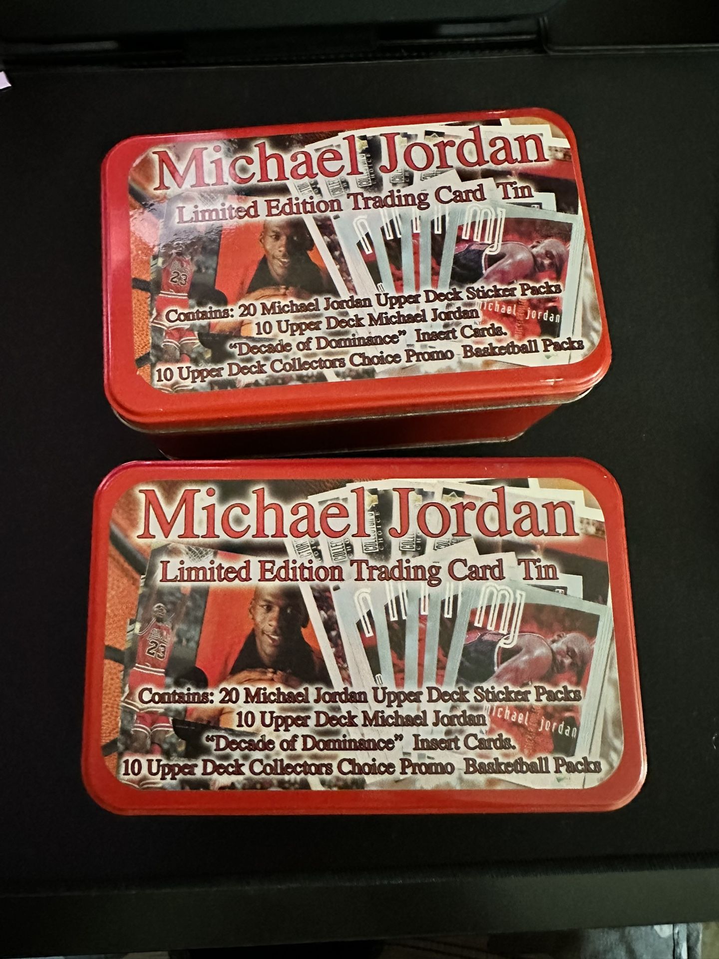Michael Jordan Trading Card Tins