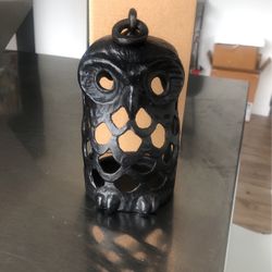 West Elm Owl Candle Holder Succulent Air Plant Planter