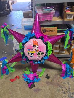Powerpuff girls bola star pinata