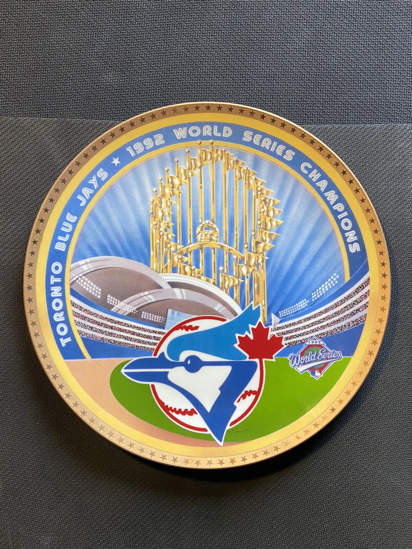 1992 Toronto Blue Jays World Series Plate