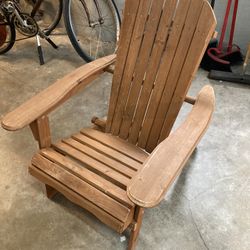 Wooden Folding Adirondack Chair 