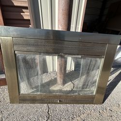 Brass Fireplace 