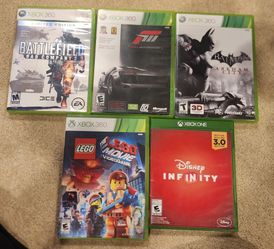 Lot 5 games XBOX 360