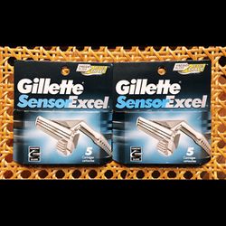 Gillette Sensor Excel Razor Blade Cartridges 