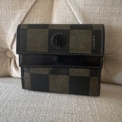 Authentic Fendi Tri Fold Wallet