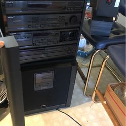 Sony Multi Stereo System With Speaker