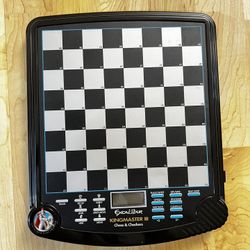 Excalibur King Master III Electronic Chess Checkers Game With Pieces