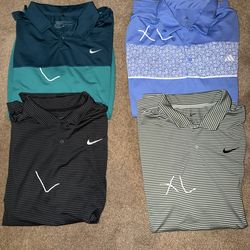 Golf Polos L/XL