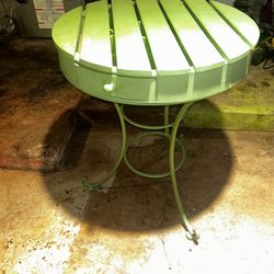 3- drawer Lime green small Side table