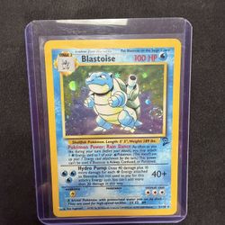 Vintage Pokemon Blastoise - 2000 Pokemon Base Set 2 (2/130)