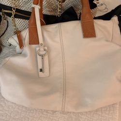White Designer Handbag 