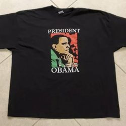 President Obama Inauguration 2009 Shirt Size 3XL Black