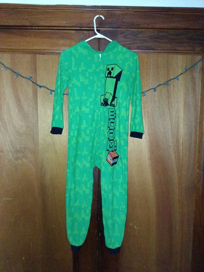 Minecraft Pj's. Size 10/12. $5. Good Condition