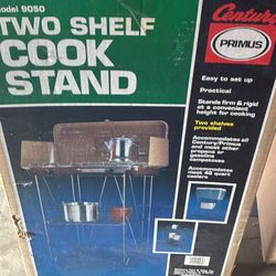 Two Shelf Cook Stand.  Outdoor Cooking 
