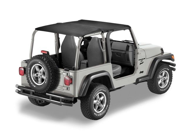 Strapless Extended Safari Style Bikini Top For Jeep Wrangler