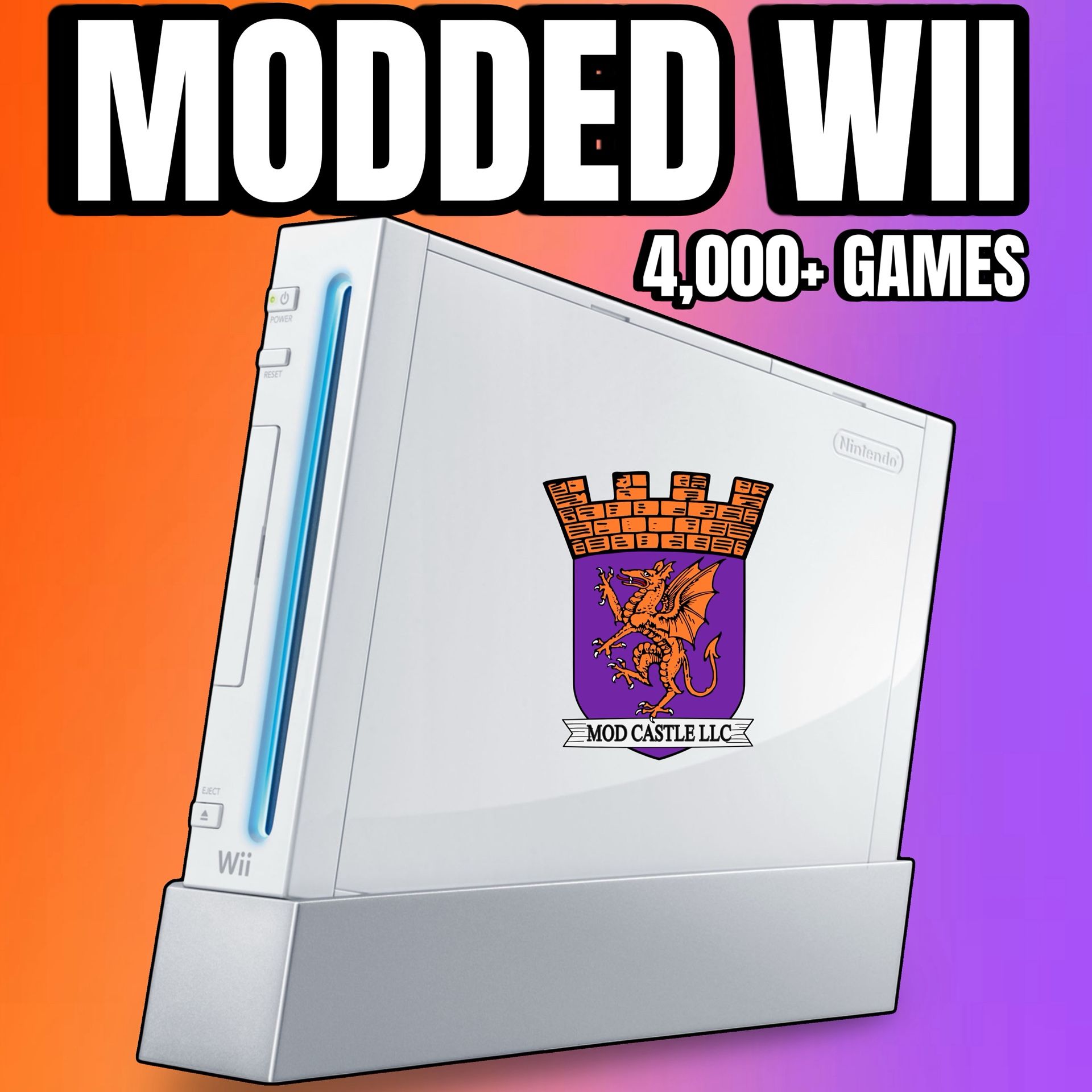 Mod Castle LLC - Ultimate Custom Nintendo Wii Console