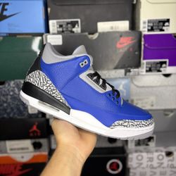 Size 12M - Jordan 3 “Varsity Royal Cement”